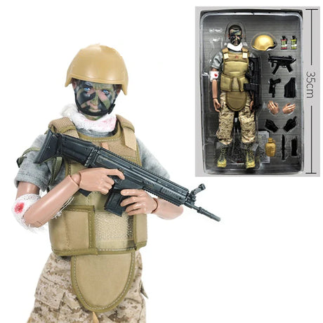 1/6 Special Forces Soldiers BJD Military Army Man Action Toy Figure Set