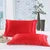 1pc Pure Emulation Silk Satin Pillowcase Single Pillow Cover Multicolor 48*74cm