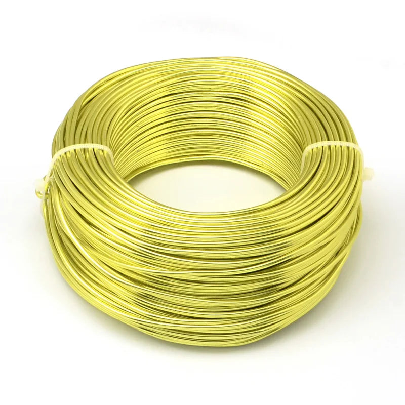 500g 0.8/1/1.2/1.5/2/3/2.5/3.5/4mm Aluminum Wire Bendable Beading Wire Supplies for Jewelry Making DIY Necklace Bracelets Craft