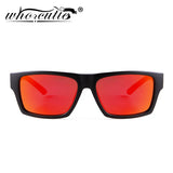 WHO CUTIE Sport Polarized Sunglasses Men 2020 Brand Design Rectangle Frame Driving Sun Glasses Male Outdoor UV400 Shades  S332