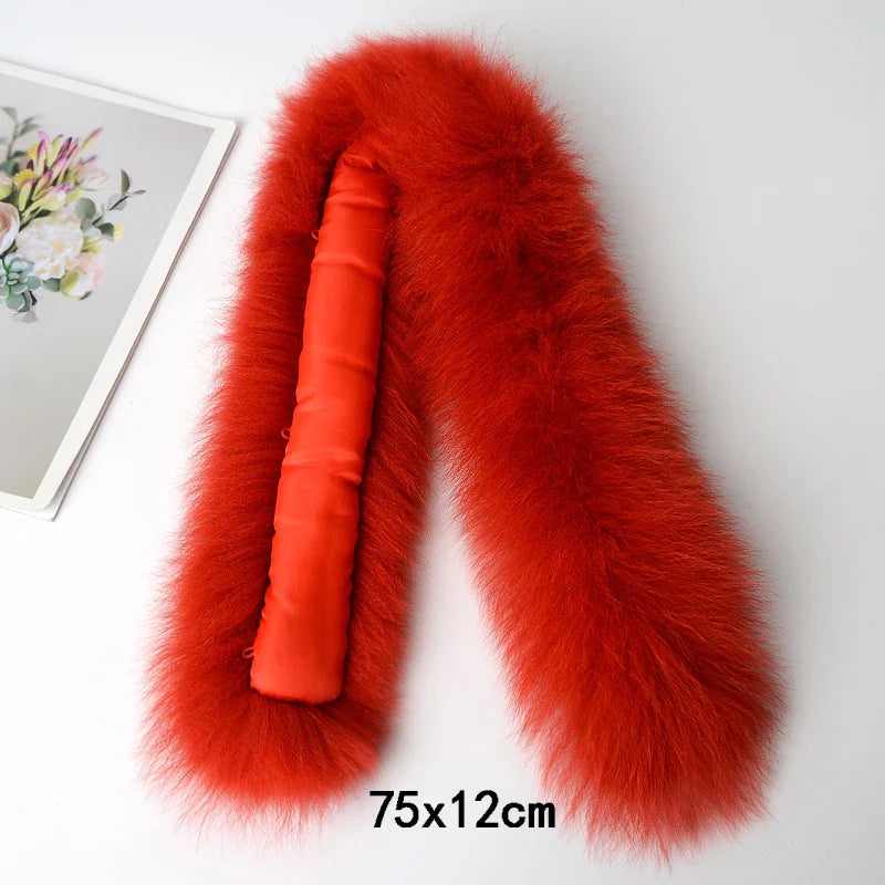 Natural Fur Tapes for Collar DIY Apparel Sewing Fluffy Trim Trimming Fabric Home Decoration Red Pink Beige Sewing Costume Crafts