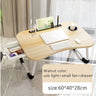 Home Folding Laptop Desk for Bed & Sofa Laptop Bed Tray Table Desk Portable Lap Desk for Study and Reading Bed Top Tray Table