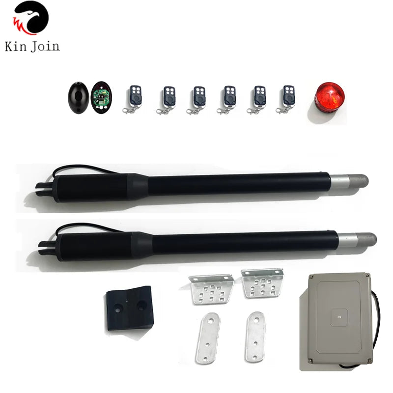 KinJoin Swing gate Automation Kits Swing Door Openers Electric Motor Driver Swing Door  Opener For access Control Home Security