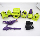 HZX 6In1 Devastator Haizhixing Transformation Toys Anime Action Figure KO G1 Robot Aircraft Engineering Vehicle Model  NO Box