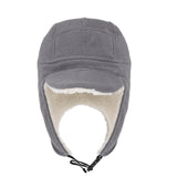 Connectyle Men's Women Soft Fleece Warm Winter Hats Sherpa Lined with Visor Windproof Earflap Snow Ski Skull Cap