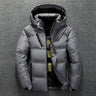 Winter Warm Men Jacket Coat Casual Autumn Stand Collar Puffer Thick Hat White Duck Parka Male Men's Winter Down Jacket With Hood