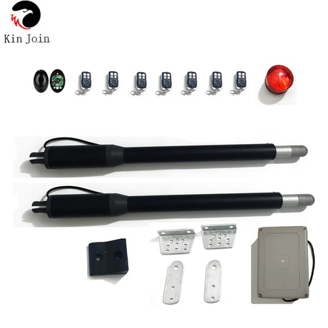 KinJoin Swing gate Automation Kits Swing Door Openers Electric Motor Driver Swing Door  Opener For access Control Home Security