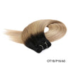 Straight Blonde Human Hair Weave Brazilian Remy Human Hair Weft Extensions 18-28" Highlight Ombre Human Hair Weft #613