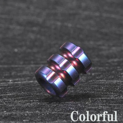 Colorful Series Of Titanium Alloy Knife C Pendant Umbrella Rope Fall Outdoor Knife Pendant Phone Pendant EDC Paracord Beads