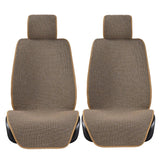 New Flax Car Seat Cover Protector Linen Front Rear Back Cushion Protection Pad Mat Backrest for Auto Interior Truck Suv Van