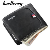 2021 Men Wallets Free Name Customized Card Holder High Quality Male Purse PU Leather Coin Holder Men Wallets Carteria