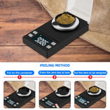 100g/50g/20g/10g Mini Digital Scale High Accuracy 0.001 Pocket Scale Jewelry Gold Gram Balance Weight for Medicinal Herbs Lab