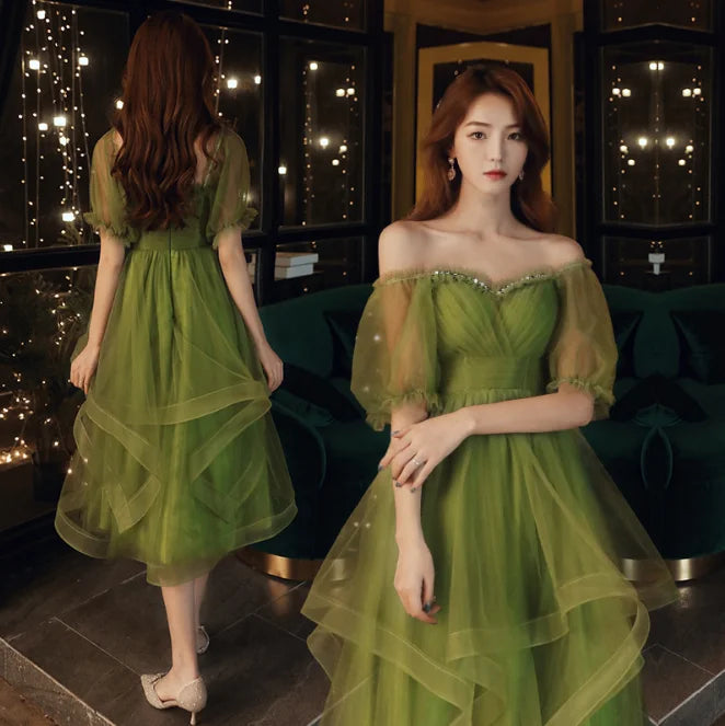 платье на выпускной Short Graduation Dresses Ruffles Emerald Green vestidos de cocktail sukienki homecoming sukienki koktajlowe