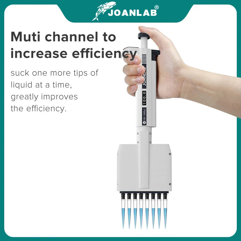 JOANLAB Official Store Multichannel Pipette Lab Equipment Manual Digital Adjustable Micropipette 8 Channels Pipette 12 Channels