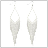 Baroque Long Tassels Dangle Earrings for Women Accessories Wedding Bride Big Water Drop Earring Fashion Jewelry Friendship Gifts