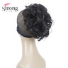 StrongBeauty Silver Short Natural Wave Ponytail Hair Extension With Claw Clip In Hairpiece COLOUR CHOICES