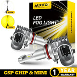 AUXITO 2x H11 H8 H10 LED Fog Lights 9005 HB3 9006 HB4 LED Canbus No Error Car DRL Lamp For Nissan Qashqai Almera Juke Note Tiida