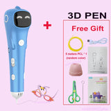 Creative 3D Pen for Safe DIY Art - Low Temp Anti-Scald PCL Filament Drawing Tool for Kids - Perfect Gift for Christmas & Birthdays!