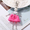 YLWHJJ brand Doll Handmade Cute charm keychain for Women Car Pendant Girls fashion Jewelry Bag key chains Accessories key ring