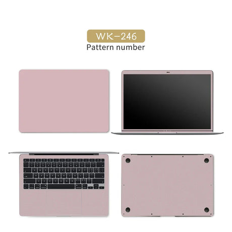 DIY Laptop Sticker Cover Skins Solid Color Vinyl Notebook Stickers for 13"/14"/15"/17" for Macbook/Acer/Lenovo/HP Laptop Decals