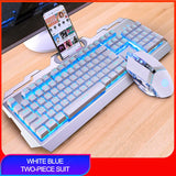 V2 Gaming Keyboard Mouse Headset Set Mechanical Feel Game 104 Keys Keyboards 3200DPI Mice Headphone Combos for PC Gamer