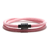 New Lucky Red Thread Bracelet Homme Female Unfading Stainless Steel Braslet Distance Magnet Braclet Gift For Lovers Pulseira