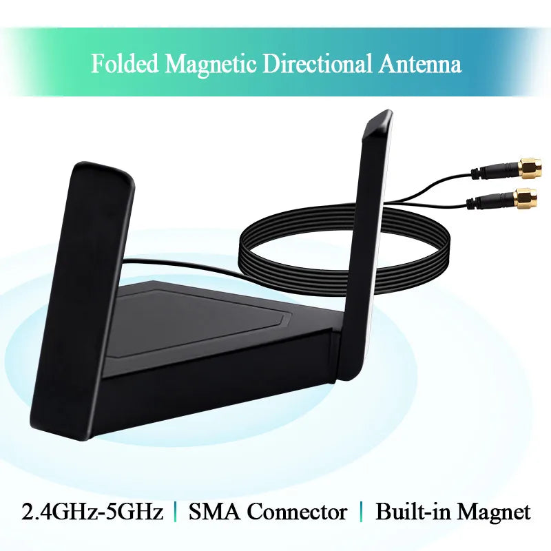 Dual Band External Antenna Cable For PCIE Desktop Wifi Adapter Wi-fi Card AX200 Wireless Wlan receiver Router AP