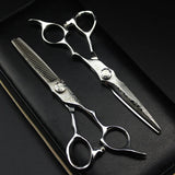 professional Damascus 6 '' hair scissors hair cutting scissor barber tools haircut thinning shears set hairdressing scissors