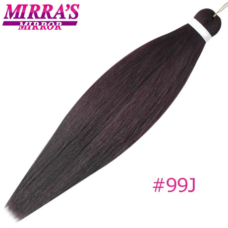 Braiding Hair Extensions Synthetic Hair for Braids Ombre Pre Stretched Jumbo Braids Hair Hot Water Setting Braid Mirra's Mirror