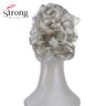 StrongBeauty Silver Short Natural Wave Ponytail Hair Extension With Claw Clip In Hairpiece COLOUR CHOICES