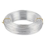 500g 0.8/1/1.2/1.5/2/3/2.5/3.5/4mm Aluminum Wire Bendable Beading Wire Supplies for Jewelry Making DIY Necklace Bracelets Craft