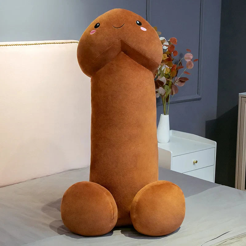 Cute Funny Penis Plush Toy simulation Stuffed Soft Dick Doll Real-life Penis Pillow Cushion Cute Sexy Toy Interesting Gift