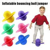 NEW Hopper Pogo Ball Balance Board Hop Bounce Jump Fitness Planet Jumping Toy With Pump