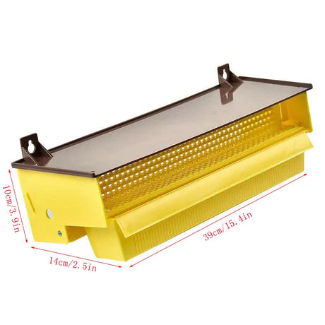 Beekeeping Plastic Pollen Trap Yellow With Removable Ventilated Pollen Tray Pollen Collector Supplies Tools