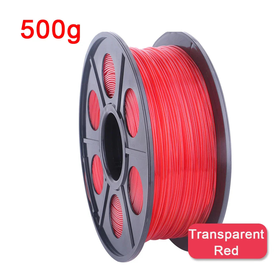 3D Printer Filament PETG 1.75mm Sublimation  Plastic Marble Translucent Green Black Red 3D Printing Filament Material 500G/250G