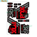 Hot Personality Reflective Mountain Bike Frame Stickers for Foxs-sticker Fixed Gear Bicycle Fork Rockshox Rock Shox Die Cutting