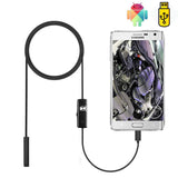 5.5 mm Endoscope Camera IP67 Waterproof USB Android Flexible Inspection Borescope Camera for Phone PC  6LEDs Adjustable