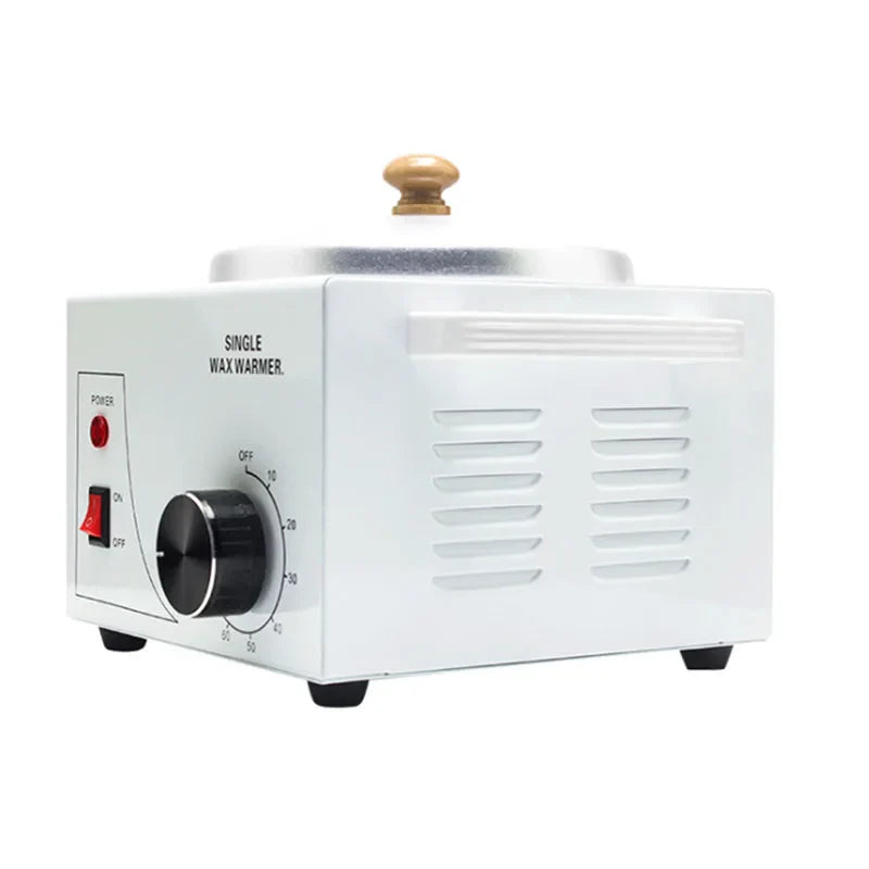 New Wax Heater Single Pot Metallic Electric Waxing Machine Hot Waxing Paraffin Waxing for Professional Salon