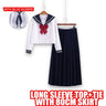 Japanese/Korean Sailor Suit Cosplay Costumes School Uniforms Cute Girls JK Student Clothing Top+Skirts LOLITA COSPLAY JKN2101