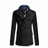 2022 New Men's Wool Overcoat Long Suit Men Woolen Windbreaker Man Woollen Coat Outer for Men Casual Wear Brand Mens Clothing