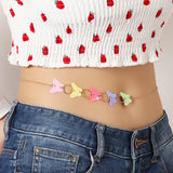 Sexy Body Creative Butterfly Waist Chain Jewelry Waist Chain for Women Beach Charm Bikini Belly Chain Butterfly Waist Chain Belt