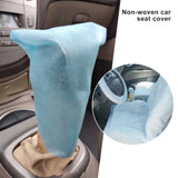 4 Pcs Disposable Non-woven Fabric Car Soft Seat Cover Universally Waterproof Care Cleaning Beauty Repair Protective Cover