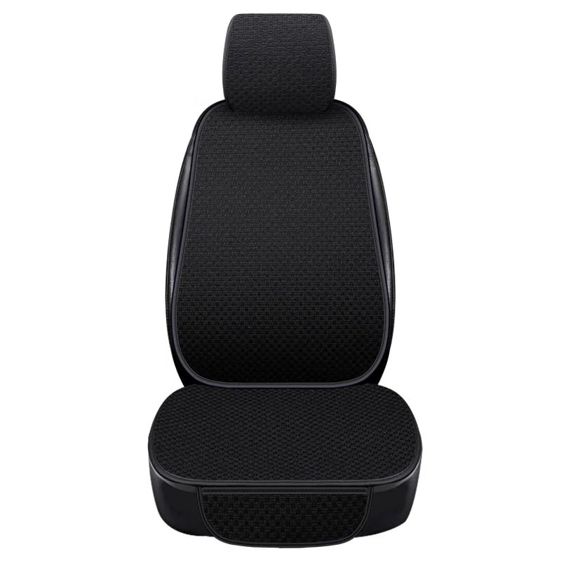 New Flax Car Seat Cover Protector Linen Front Rear Back Cushion Protection Pad Mat Backrest for Auto Interior Truck Suv Van