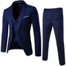 Men’s Suit Slim 3-piece Suit R Business Wedding Party Jacket Vest & Pants Autumn Fashion Blazer Jacket Мужские Комплекты