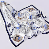 100% Silk Square Scarf for Women 65x65cm Beautiful Design Pattern Printed Luxury Elegant Silk Kerchief Handkerchief Real Silk