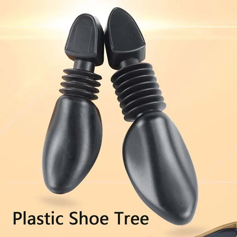 Practical Plastic Adjustable Length Men Shoe Trees Stretcher Boot Holder Organizers Black Shoe Tree for Men Shoe Racks 1PC