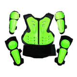 Blue Children Full Body Protector Vest Armor Kids Riding Jacket Anti Falling Protection Gear Motocross Motorcylce BMX MX Armour