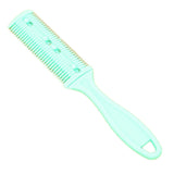 1PCS Double Sides Hair Razor Comb With 2 Removable Blades Cutter Cutting Thinning Shaper Haircut Trimmer Styling Tool