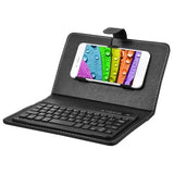 Wireless Bluetooth Keyboard For Iphone Huawei Xiaomi Tablet Mini Keyboard Mobile Phone Gaming Keyboard PU Case Support