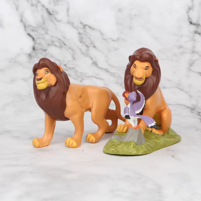 9pcs/set Anime the Lion King Animal PVC Action Figure Collectible Model Toys for Children